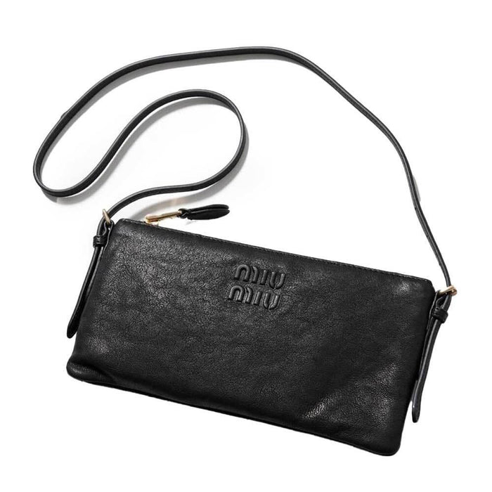 Miu Miu Leather Mini Shoulder Pouch Bag 5NE841 2IG4 F05AJ