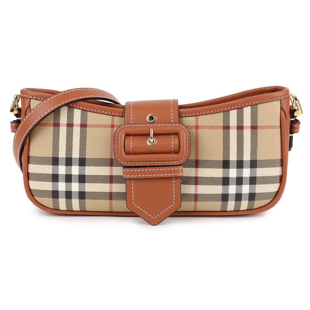 BURBERRY Check Sling Shoulder Bag 8109796