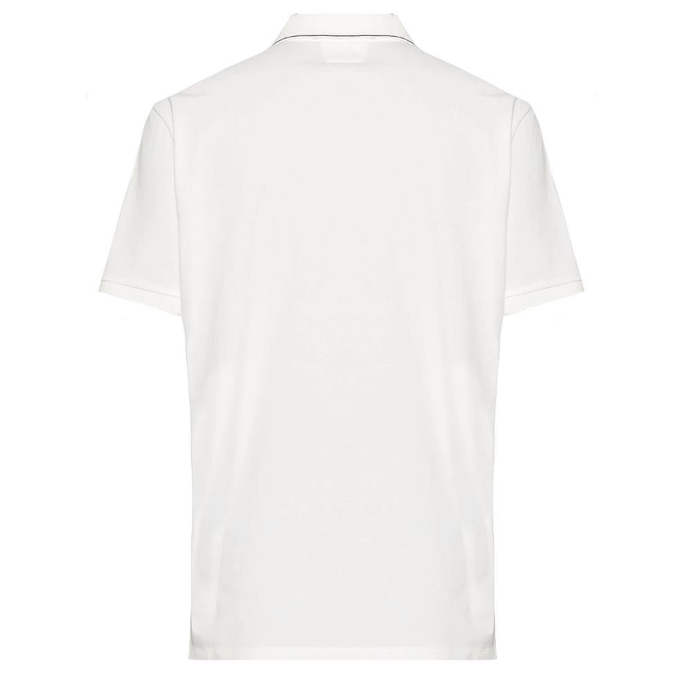 CP Company Logo Line Polo Shirt White Men