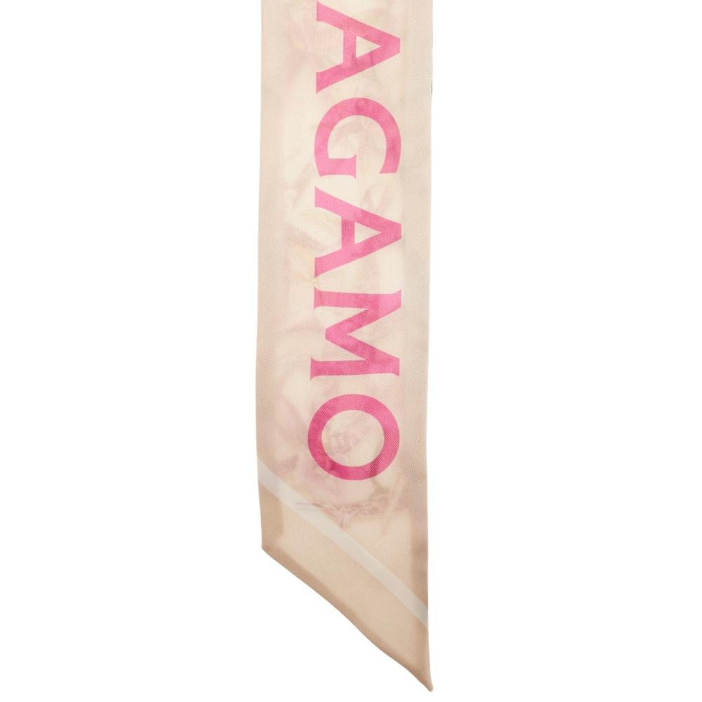 Ferragamo Gaia Print Silk Scarf