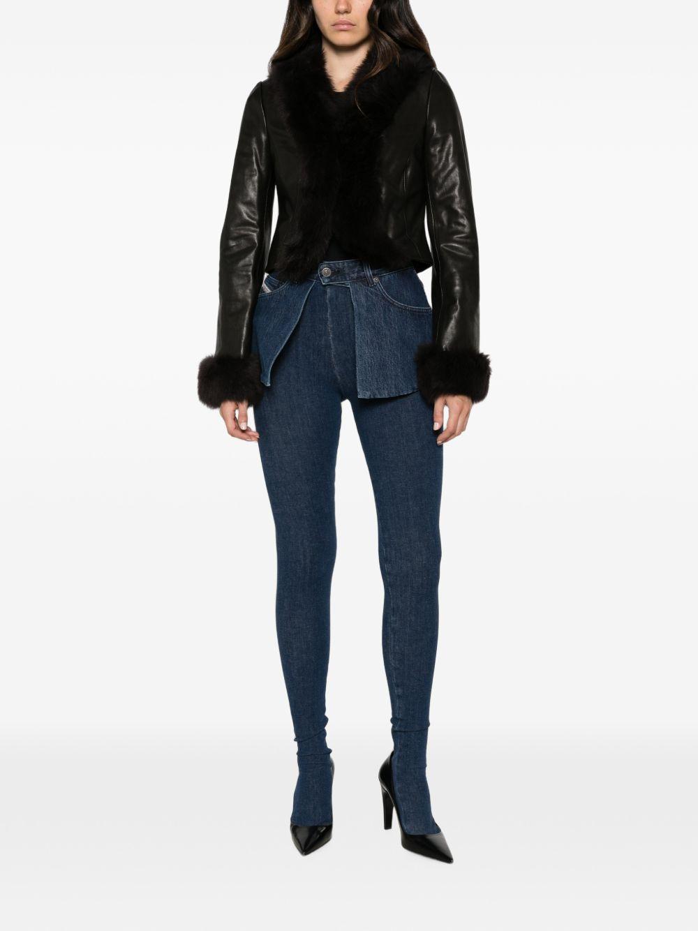 DIESEL Black Stretch Denim Jeans for Women