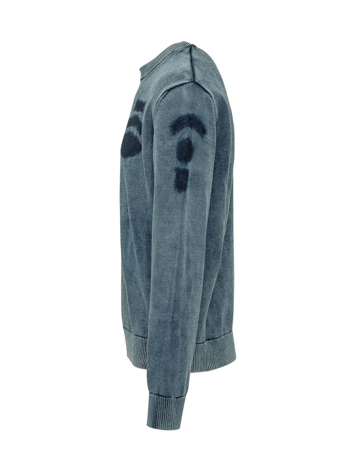 DIESEL Black Knit Sweatshirt