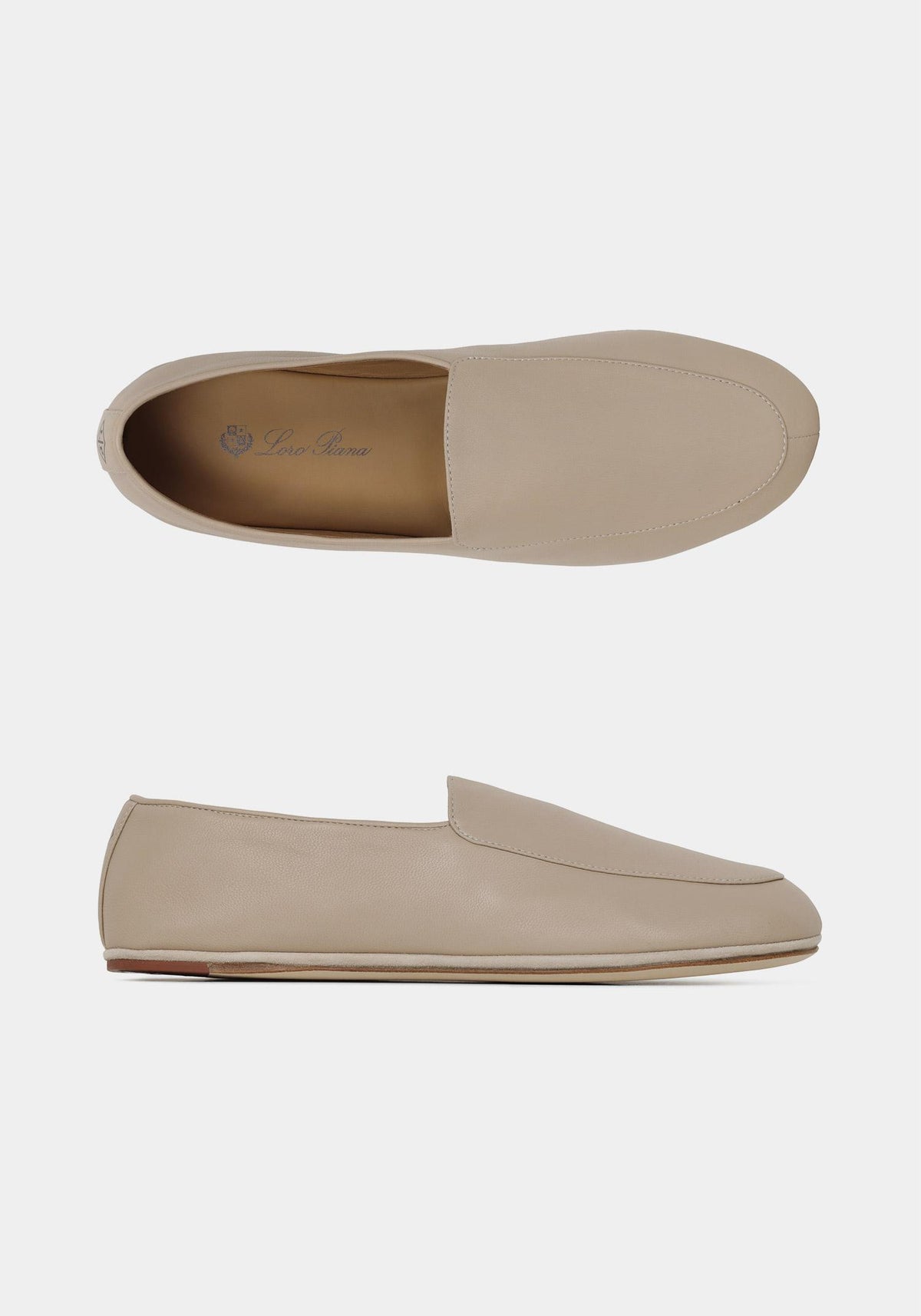 Loro Piana Windy Dune Anton Work Leather Loafers