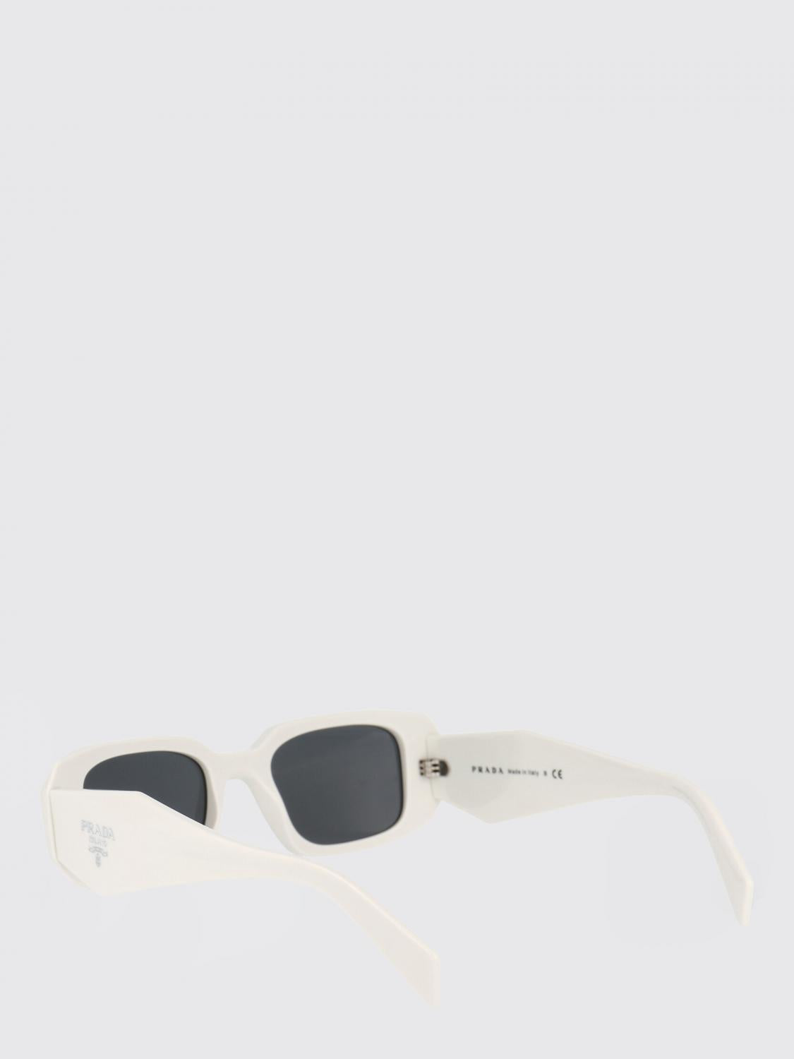 PRADA Black Acetate Cat Eye Sunglasses