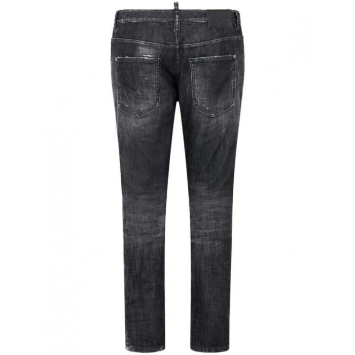 Dsquared2 Black Washed Skater Jeans Men’s Denim Pants S71LB1756 S30357 900