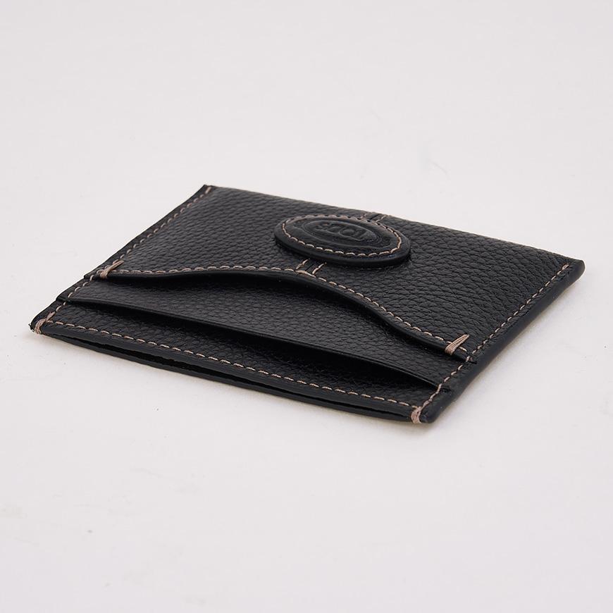 Tods Women’s Leather Card Holder Wallet Black XAWDBNF4100 XSO B999