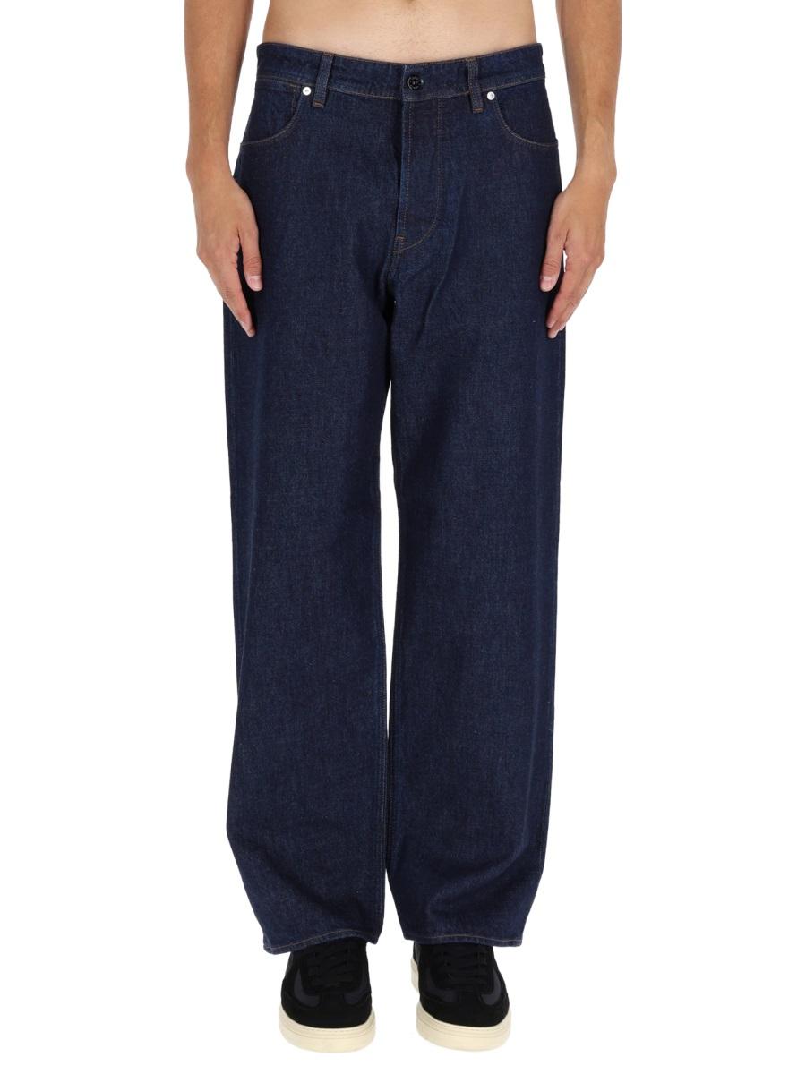 STONE ISLAND Black Wool Blend Suit Trousers for Men
