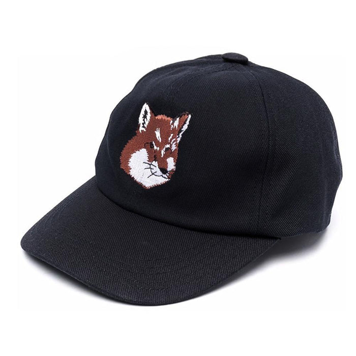 Maison Kitsune Big Fox Head Embroidered Cap HU06118WW0007 P480