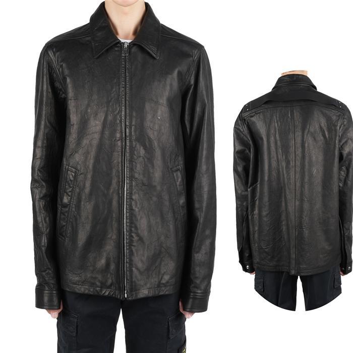 Rick Owens Brad Leather Zip Jacket RU01E5764 LNV 09
