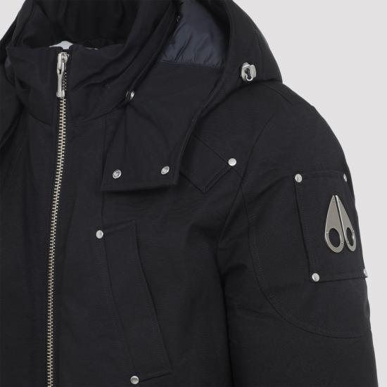Moose Knuckles Original Velastic Neoshere Bomber Jacket W M35MB000S305 BLACK DOM