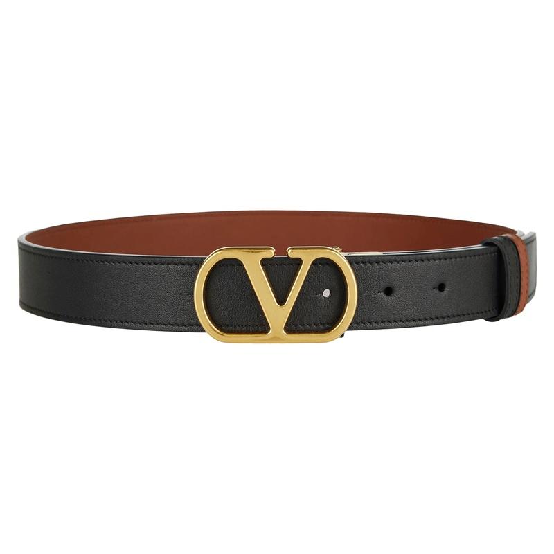VALENTINO VLogo Reversible Women’s Leather Belt
