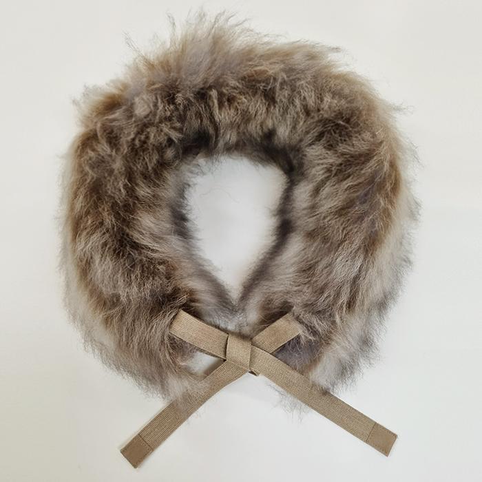Max Mara Hooded Faux Fur Scarf
