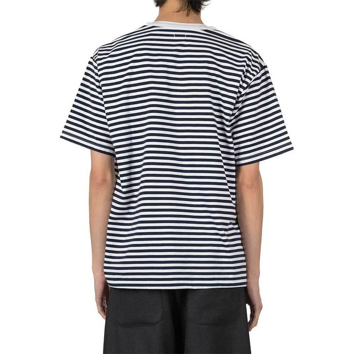 nanamica Coolmax Stripe Jersey T-Shirt S25SH120E NW