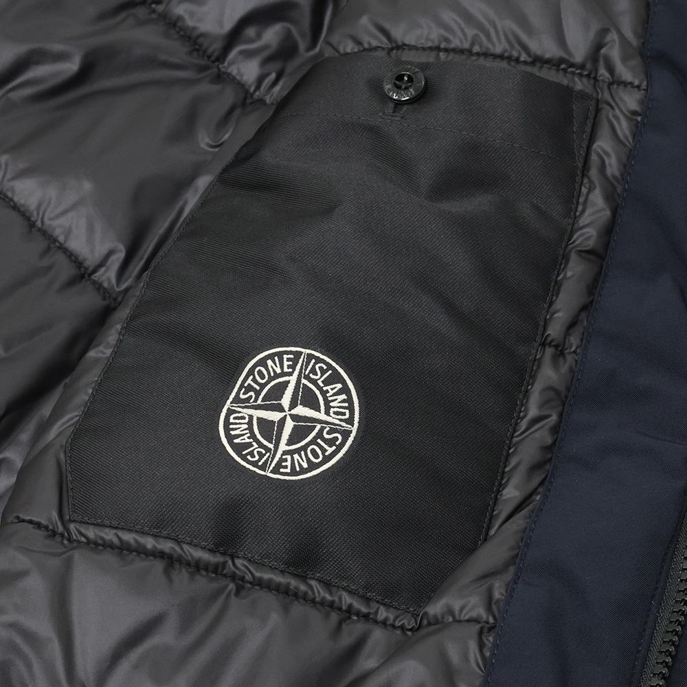 STONE ISLAND Micro Twill Woven Patch Men’s Down Puffer Jacket