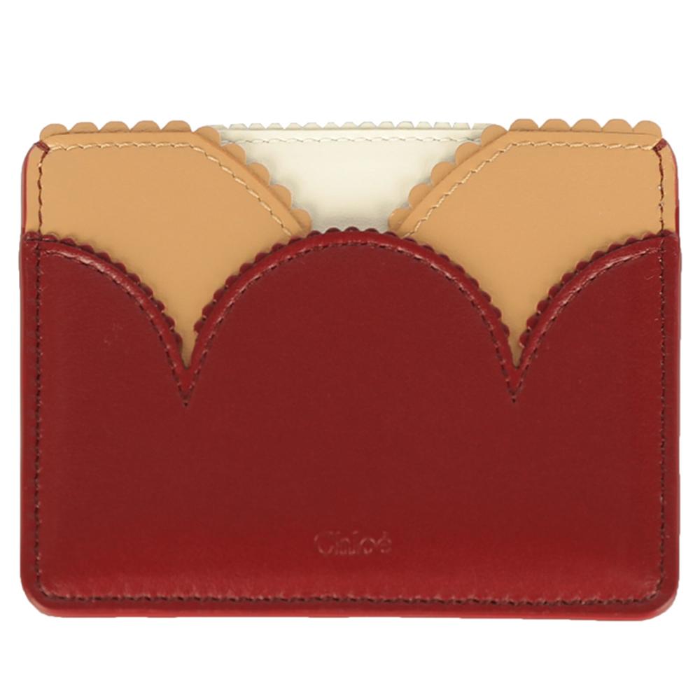 Chloe LINDA Leather Card Holder Wallet CHC22UP204H38 615