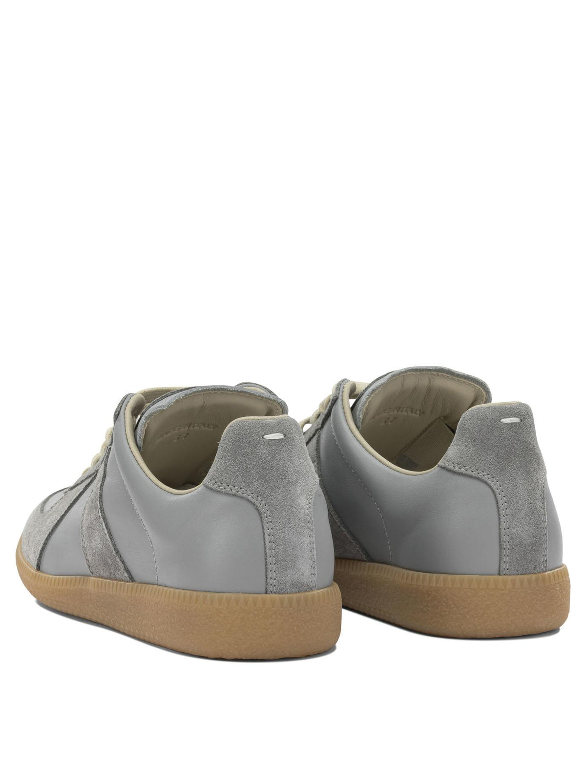 Maison Margiela Black Leather Low-Top Sneakers