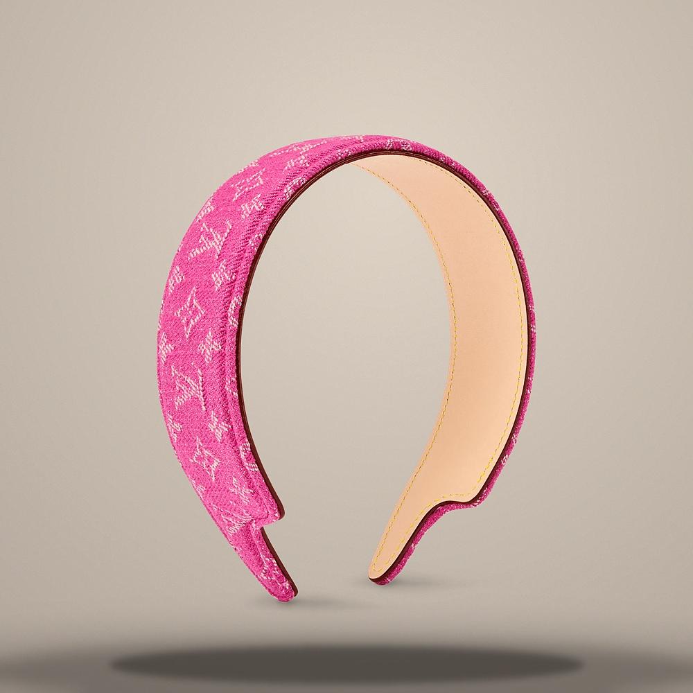 Louis Vuitton Pink LV Outline Headband M5419A