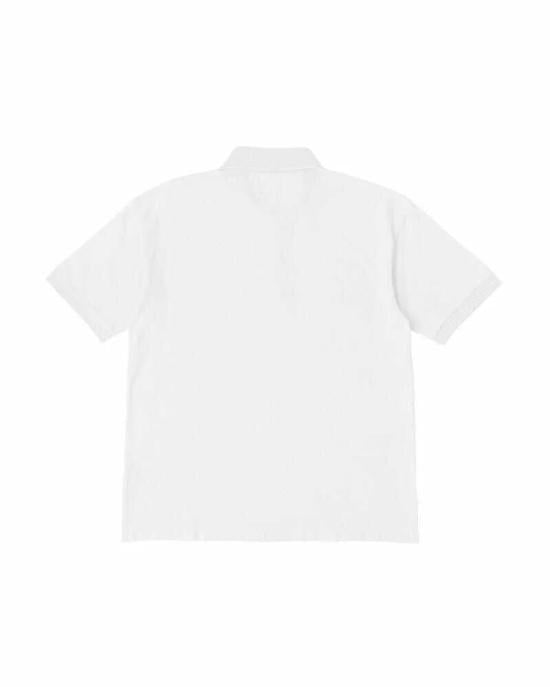 Visvim Cotton Polo Shirt for Men 0126105010020 WHITE DOM
