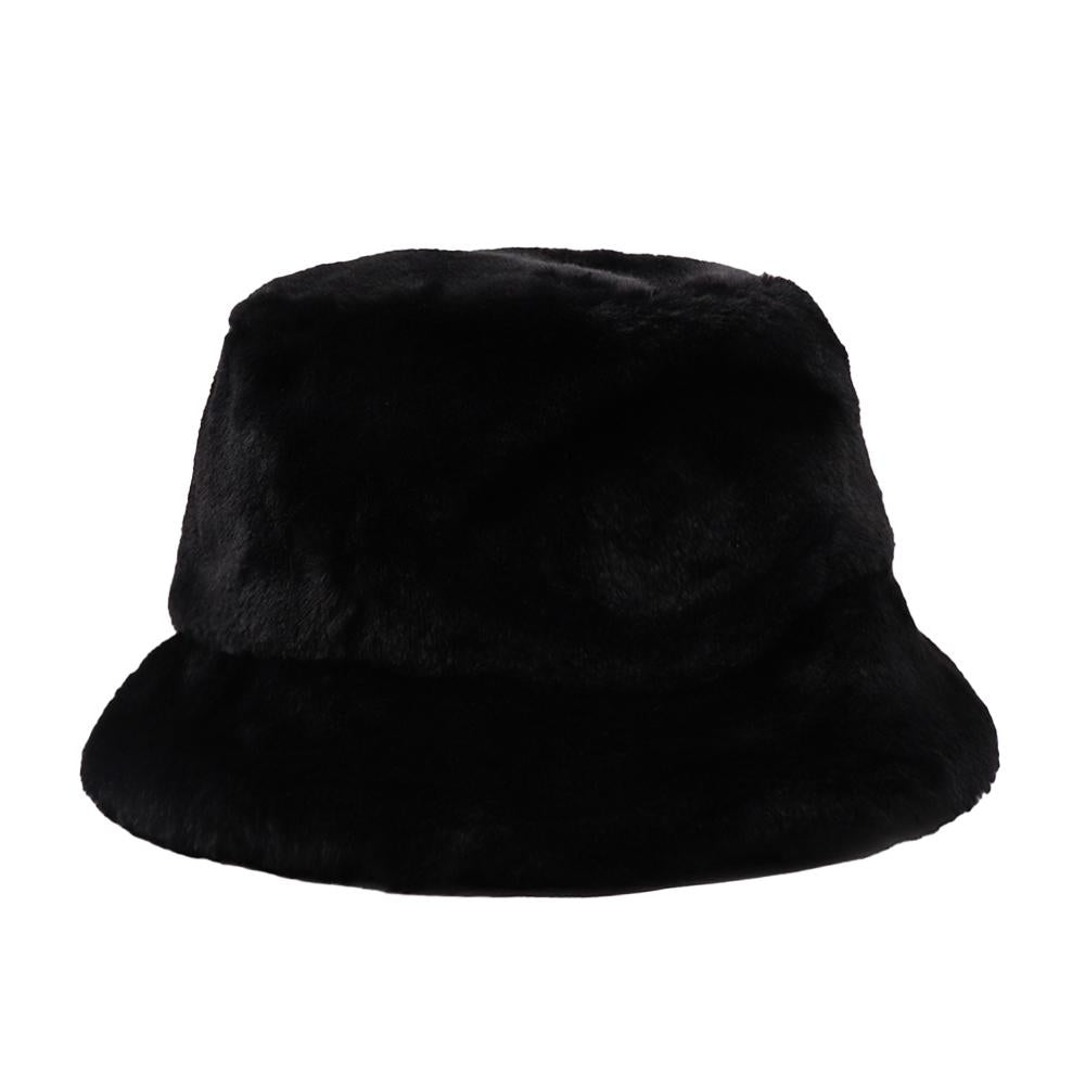 HELEN KAMINSKI Sage Faux Fur Bucket Hat HAT52155 BLACK