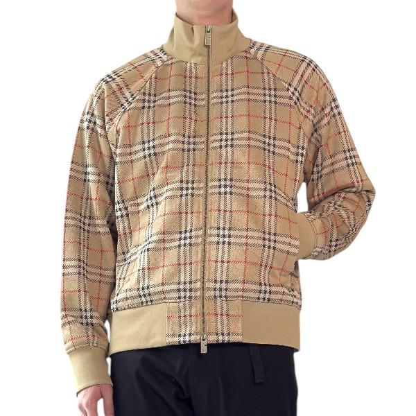 BURBERRY Jacquard Check Zip Track Jacket