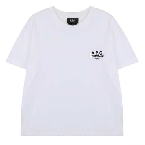 A.P.C. Lou Madame Boxy Short Sleeve T-Shirt COHBM F26389 TAE