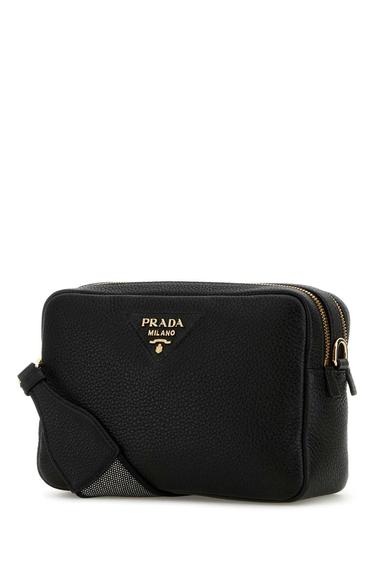 PRADA Denim Mini Shoulder Bag Blue