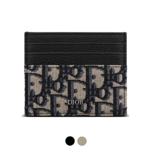 DIOR Oblique Monogram Unisex Card Holder 2 2ESCH135YSE