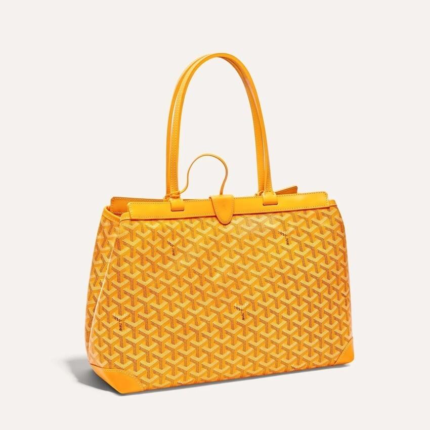GOYARD Yellow Belharas Biyoude PM Tote Bag for Women BELBIAPMLTY08 CL08