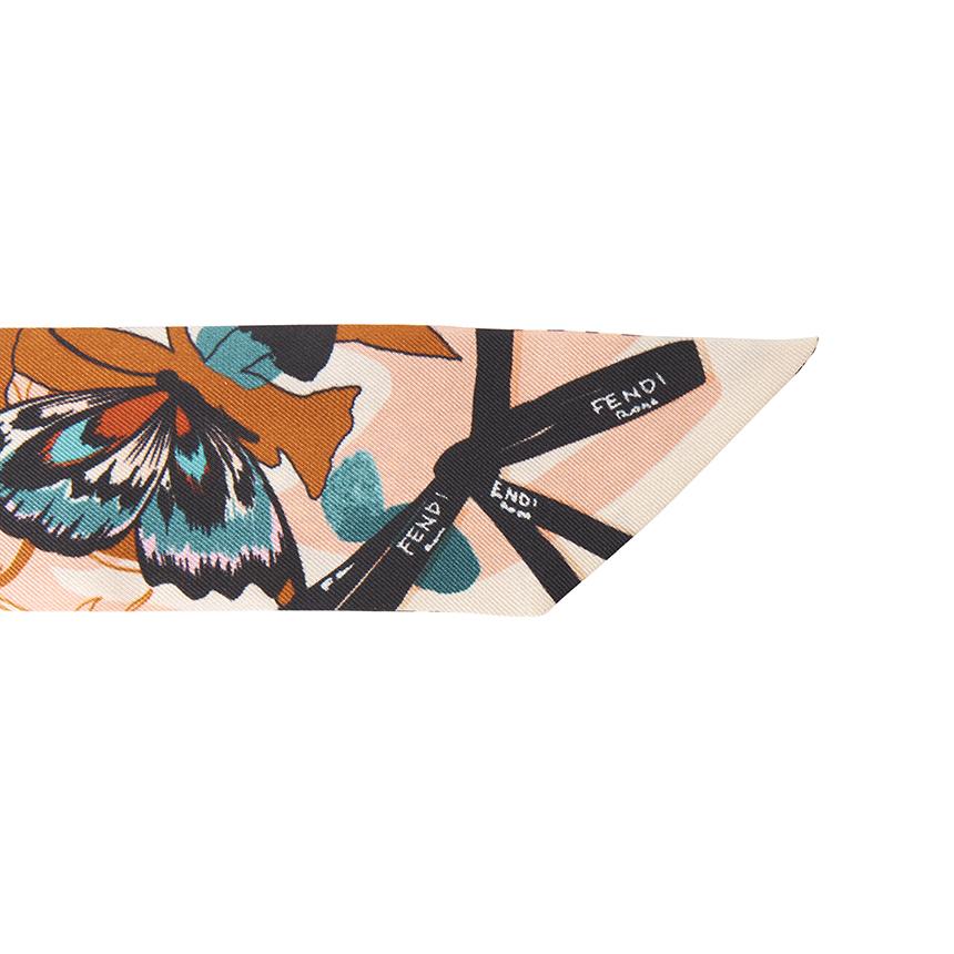 FENDI Optical Rafia Women’s Silk Scarf FXT011 AWES F1UTT
