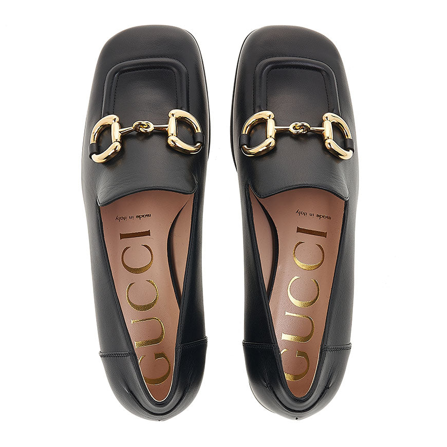GUCCI Women's Horsebit Leather Loafers 700064 C9D00 1000