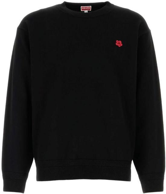 KENZO Boke Flower Patch Wool Knit Sweatshirt 5PU759 3LB 99J
