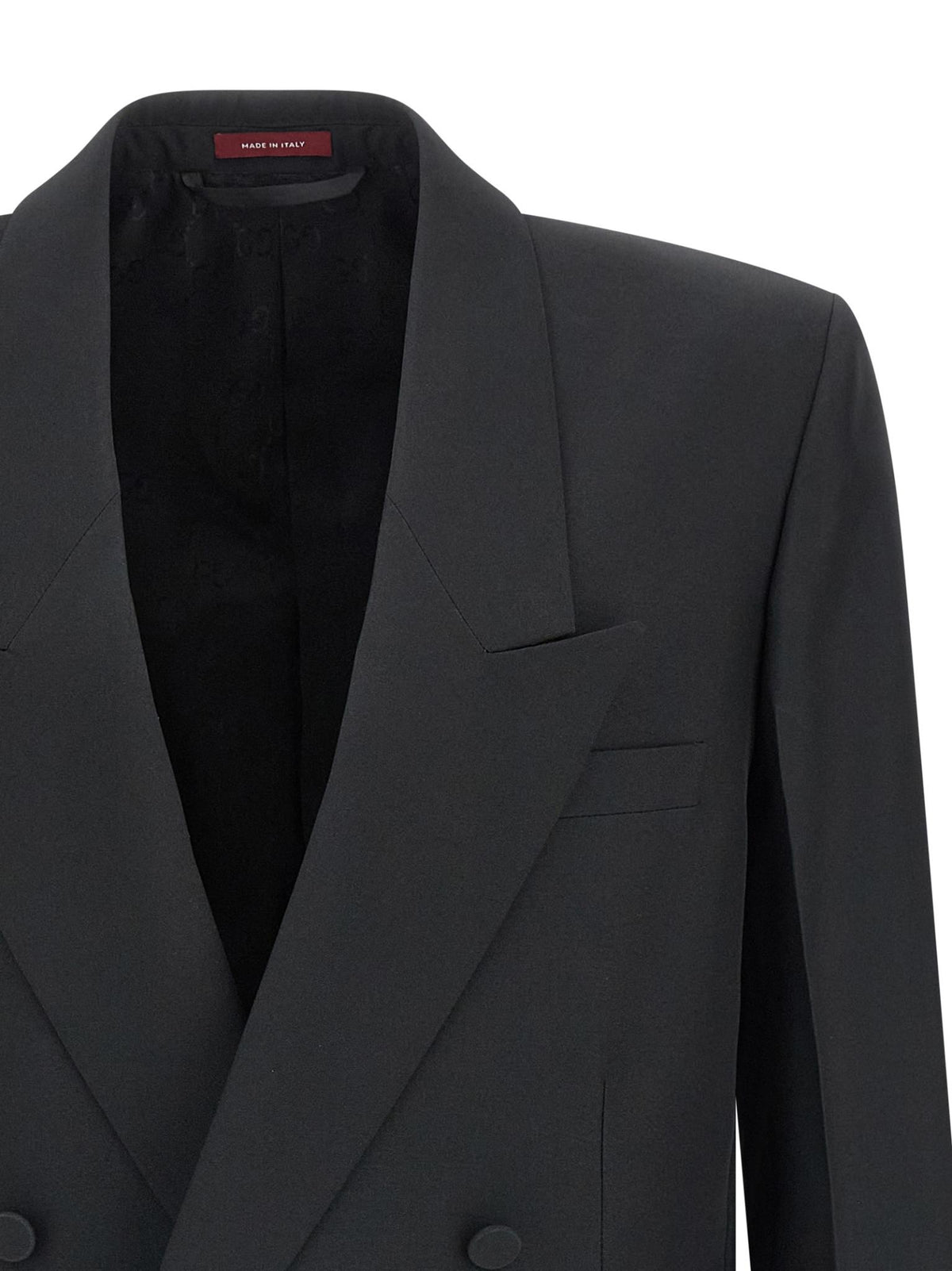 GUCCI Black Wool Blazer Men’s Suit Jacket