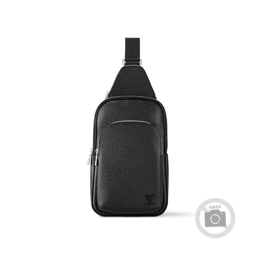 Louis Vuitton Taiga Leather Avenue Sling Bag Crossbody (Men)
