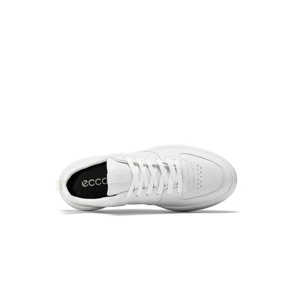 ecco Street 720 White Leather Low-Top Sneakers Women 209713 01007