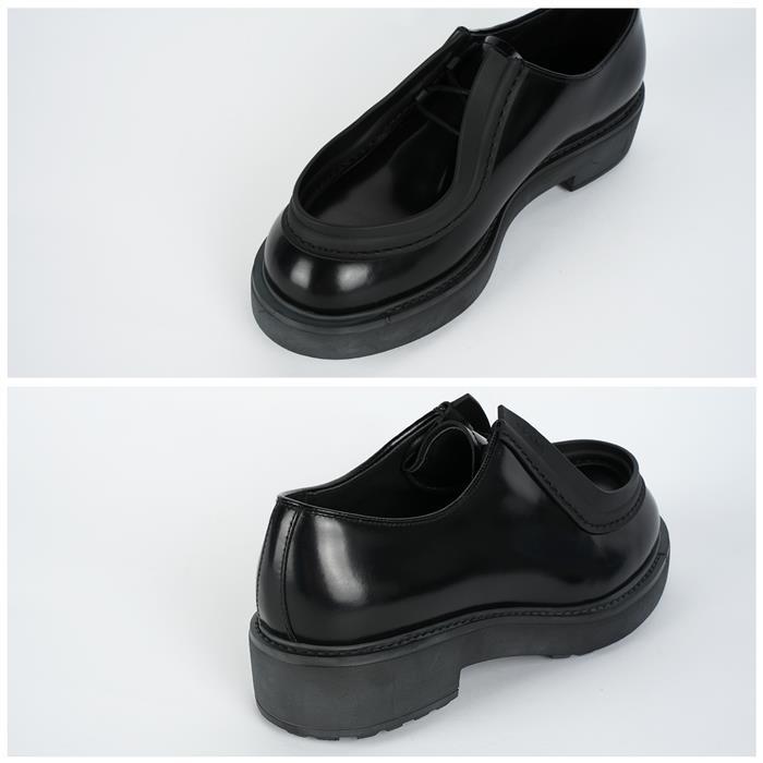 PRADA Diapason Brushed Leather Loafers 2EG421 055 F0002