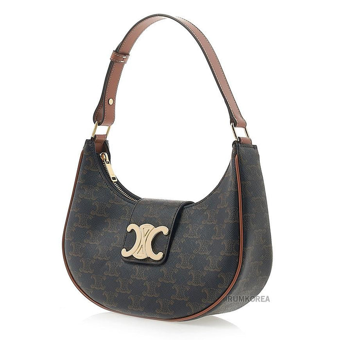 CELINE Ava Triomphe Shoulder Bag for Women 114492BZJ 04LU