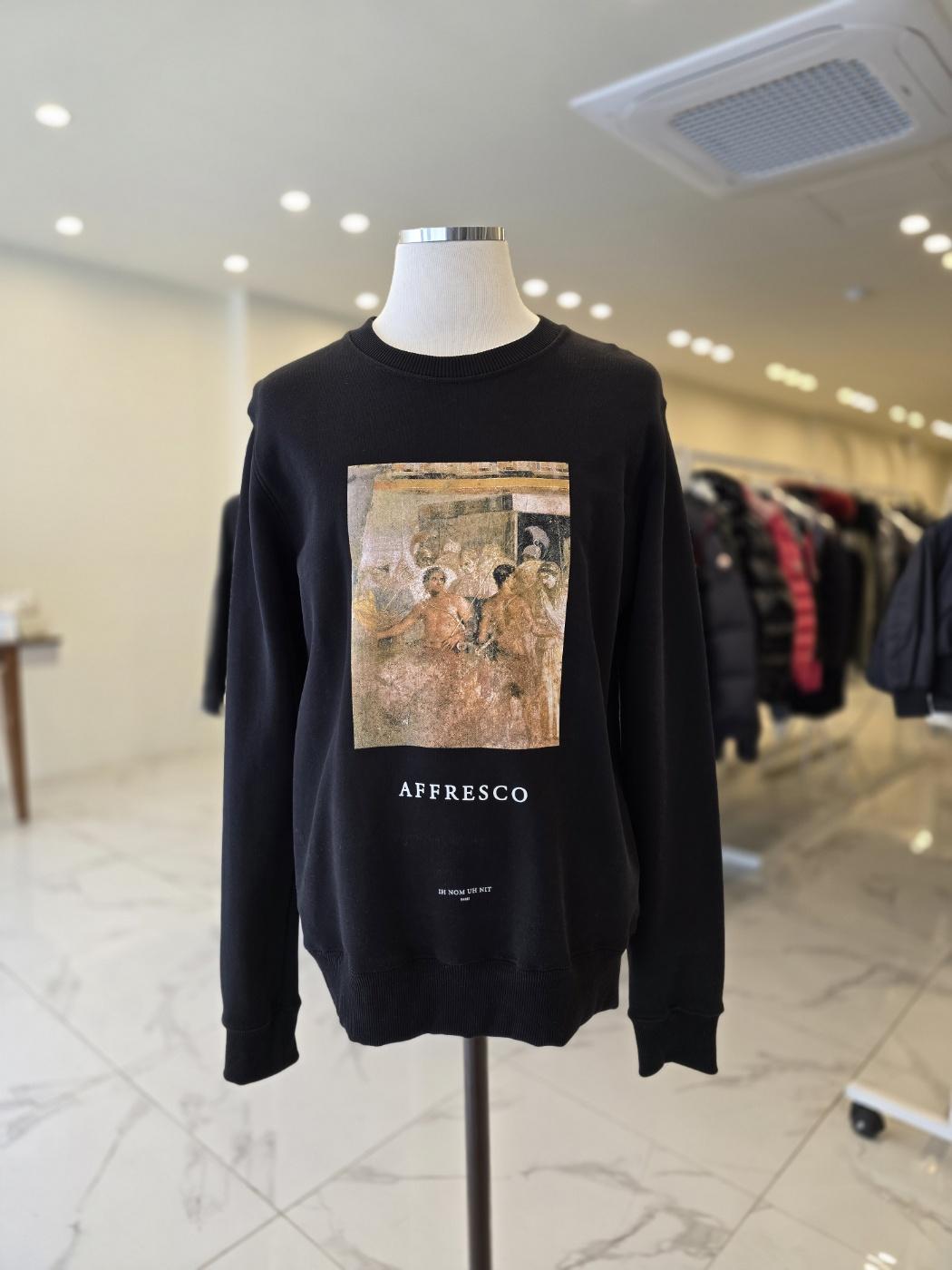 IH NOM UH NIT Achilles Black Sweatshirt for Men NUW18236 009