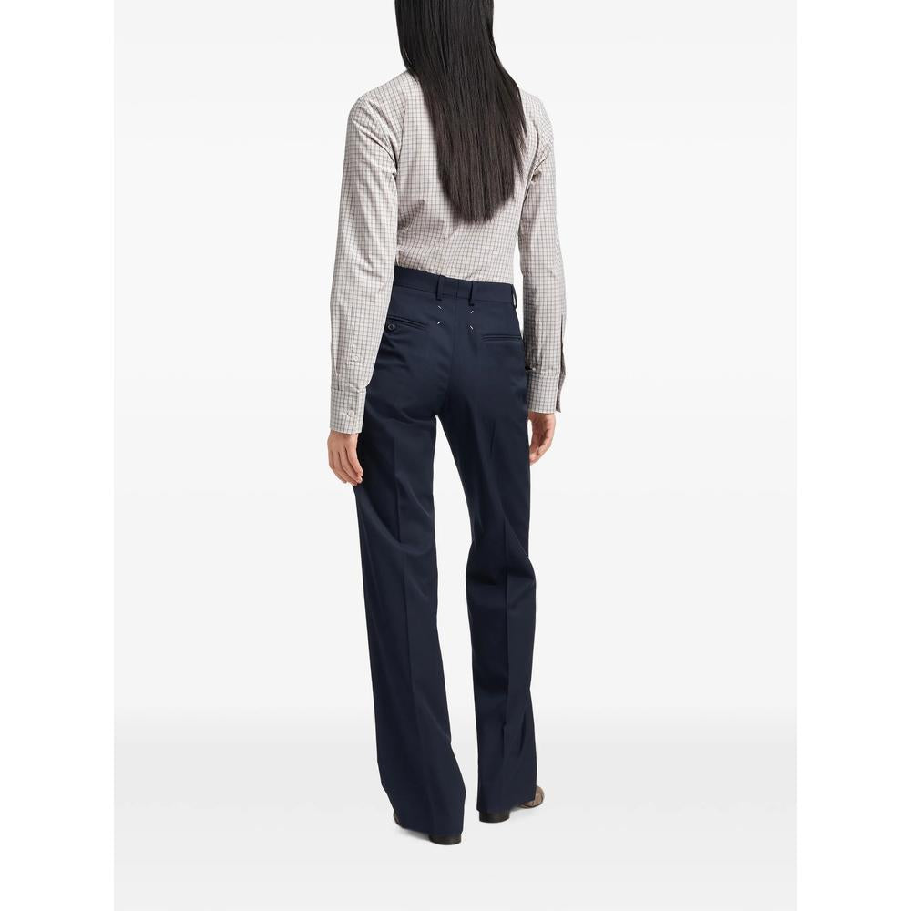 Maison Margiela Black Classic Tailored Pants for Women