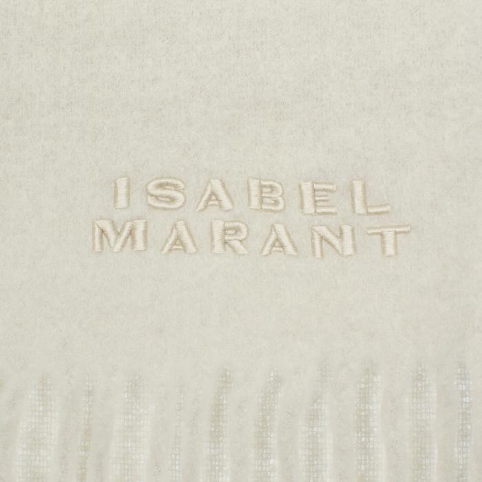 Isabel Marant Unisex Alpaca Scarf FIRNY Gray Wrap