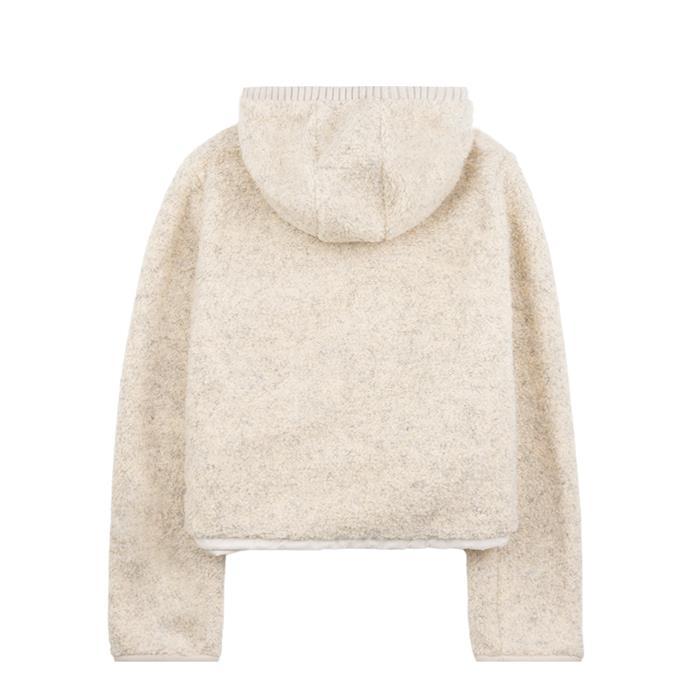 Moncler Teddy Hooded Zip Puffer Jacket
