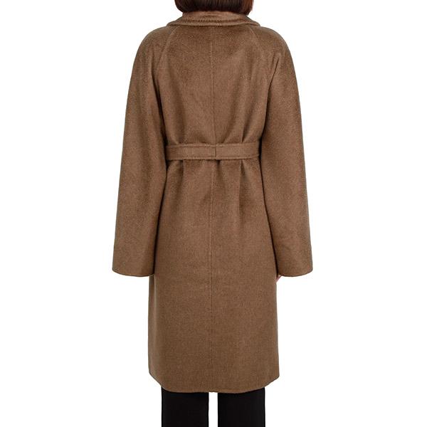 Max Mara Brown Wool Cashmere Coat ATTUALE 003