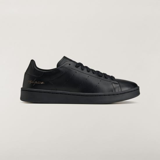 Y-3 Black Leather Sneaker Men's Shoes YY3U261PSSN060BK BLACK DOM