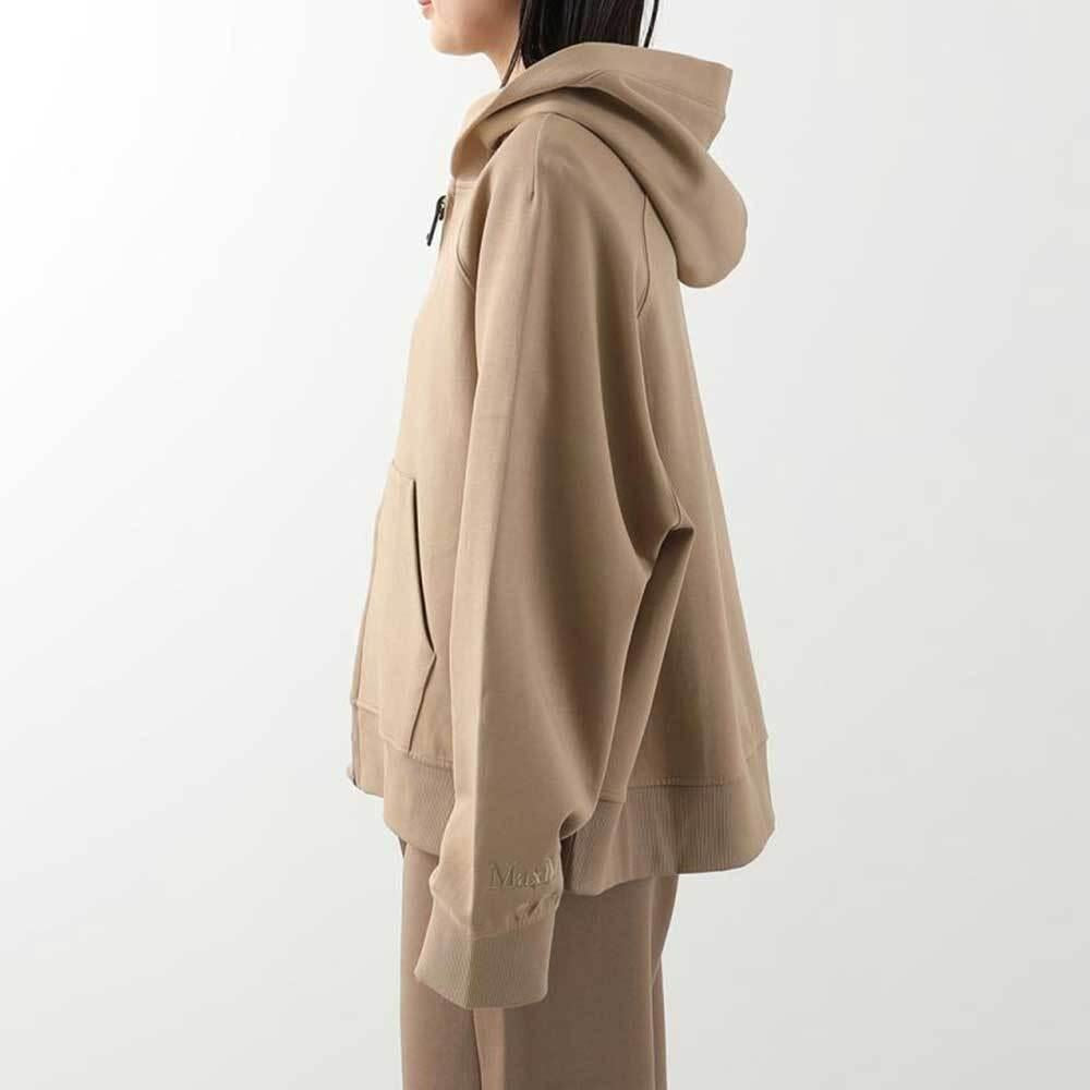Max Mara Hooded Zip-Up Cotton Jacket for Women