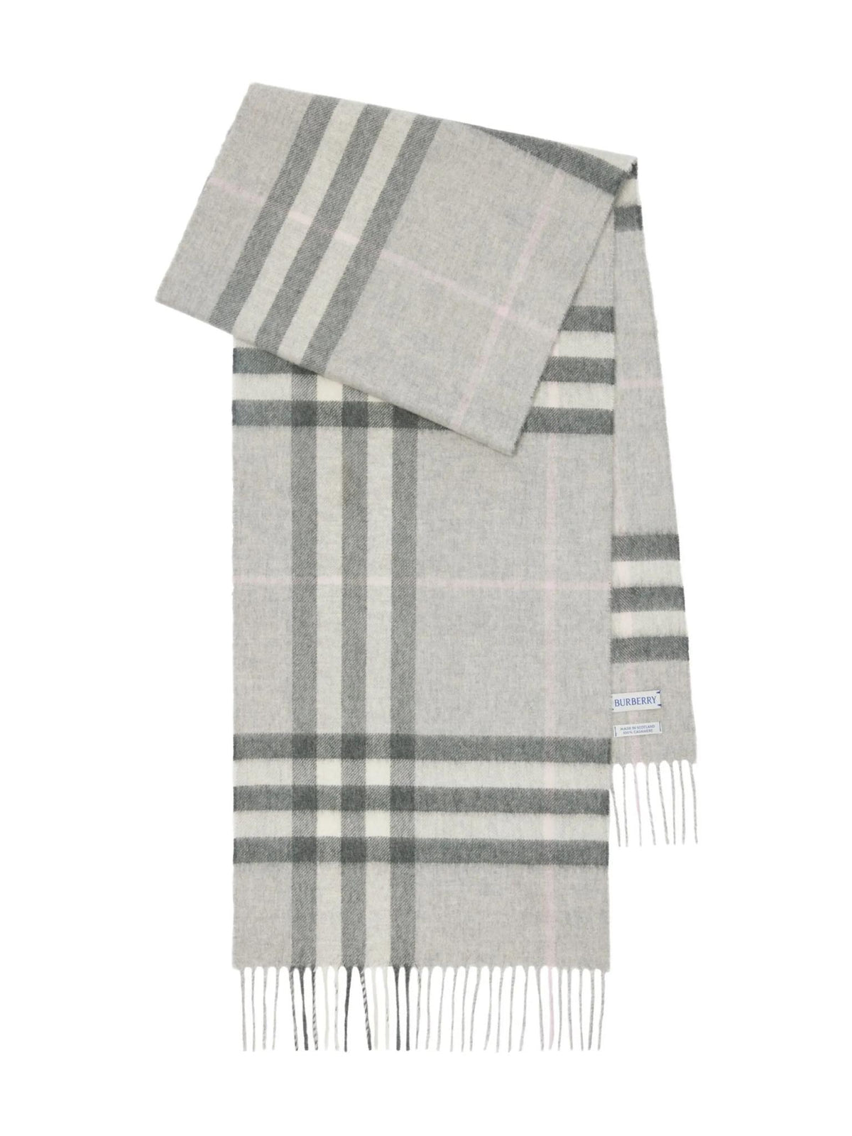 BURBERRY Check Cashmere Scarf