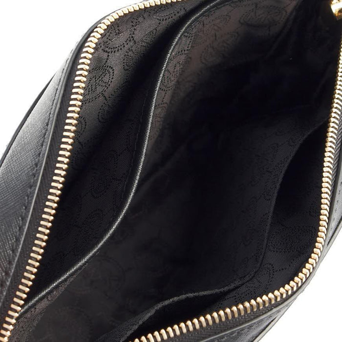 Michael Kors Jet Set Travel Large Crossbody Bag Black Leather