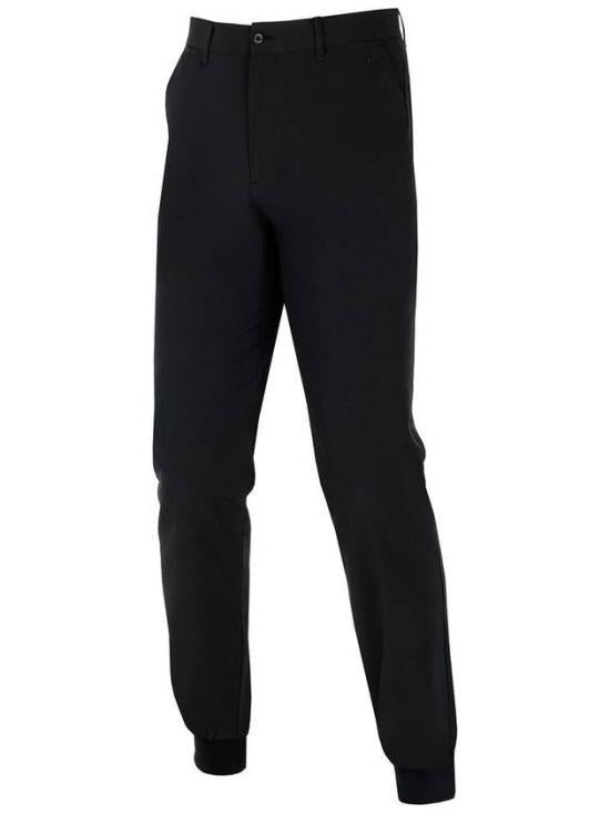 J LINDEBERG Straight Classic Pants for Men GMPA096679999 BLACK DOM