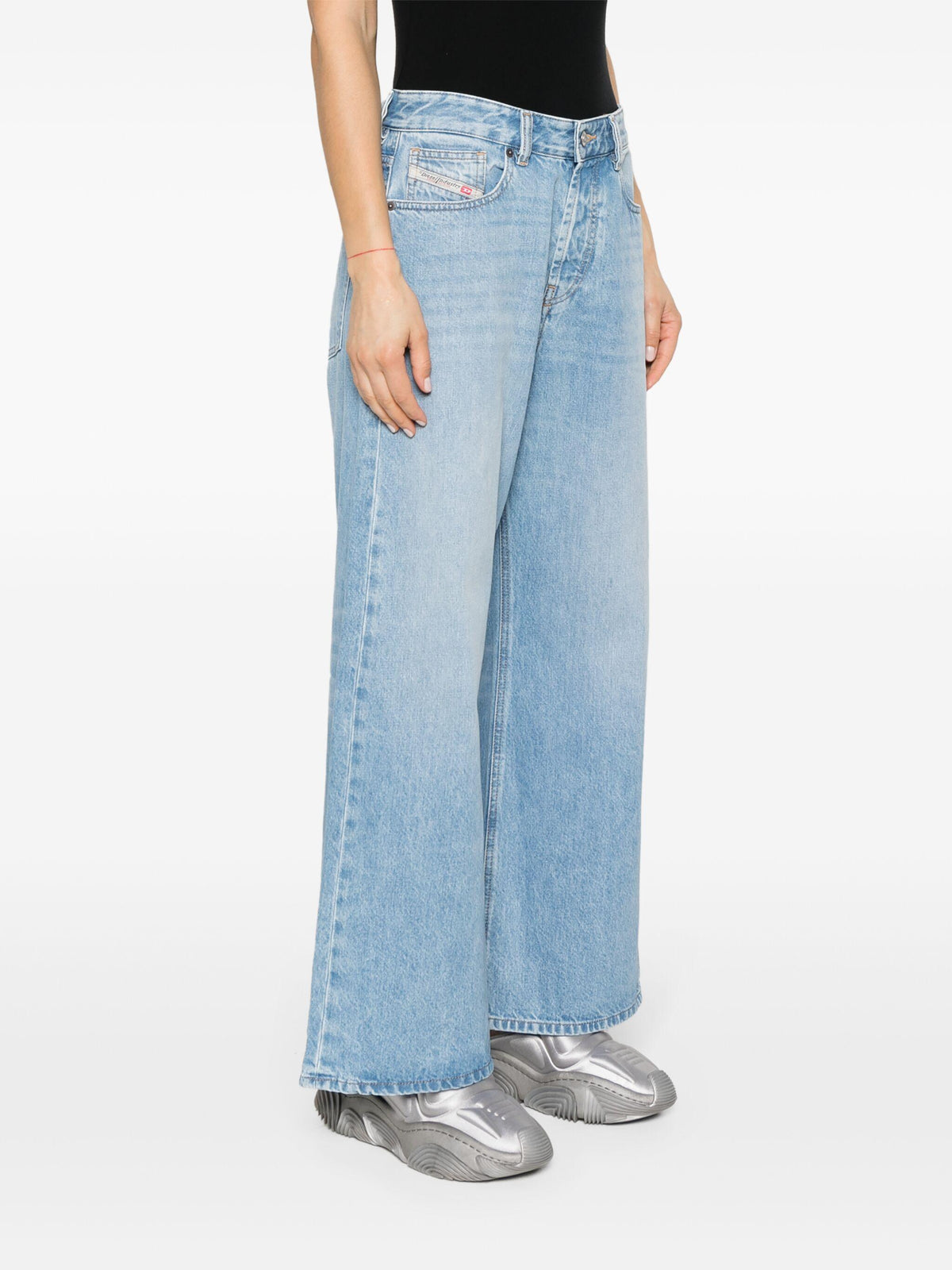 DIESEL Light Blue 1996 DSIRE Mid Rise Straight Leg Denim Jeans