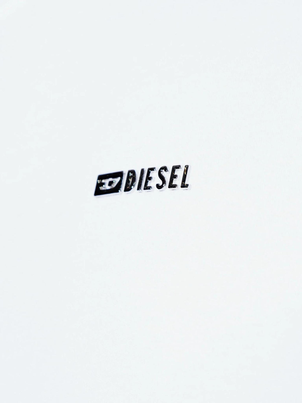 DIESEL Short Sleeve Cotton T-Shirt White Men’s