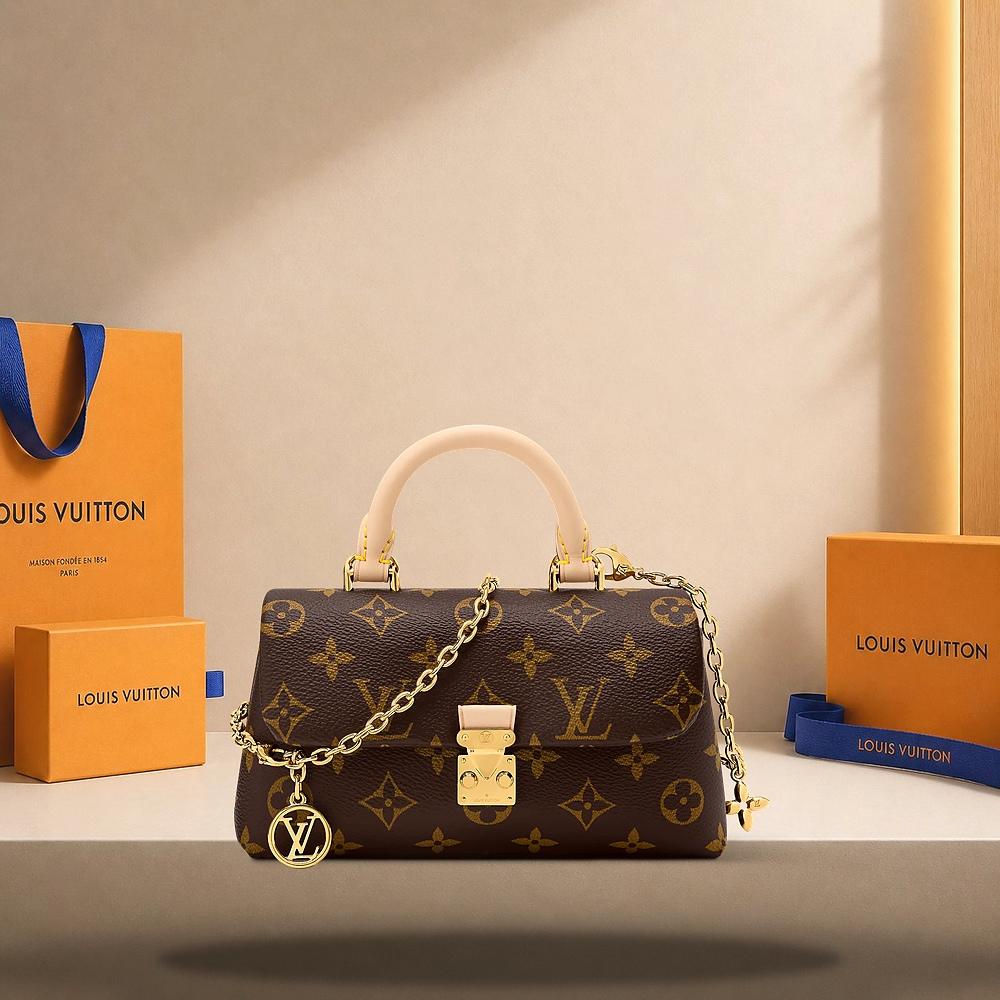 Louis Vuitton Nano Madeleine Monogram Coated Canvas Tote Bag