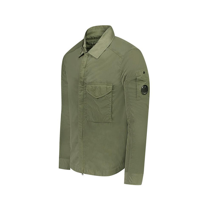 CP Company Lens Zip-Up Shirt Jacket Men’s Green